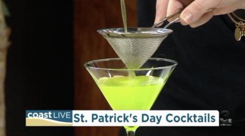 Shamrock Cocktails for St. Patrick's Day!