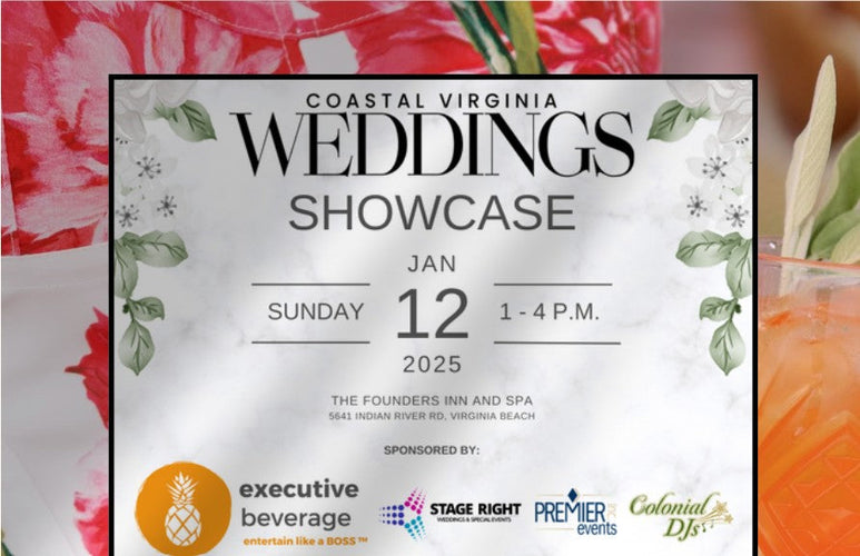 Executive Beverage Presents the 2025 Coastal Virginia Wedding Showcase In Virginia Beach, VA