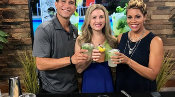 Making Mojitos for National Rum Day on Coast Live!