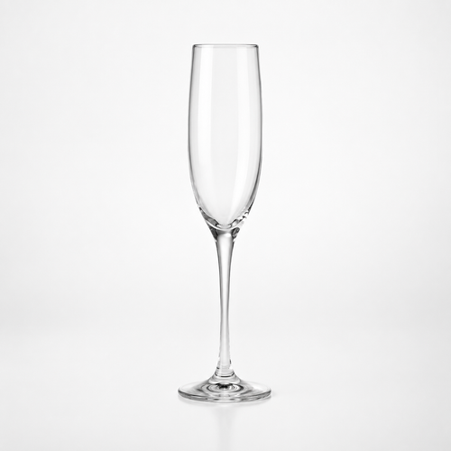Classico champagne flute rental — tall slender flute on a long stem, for toasts and sparkling wine