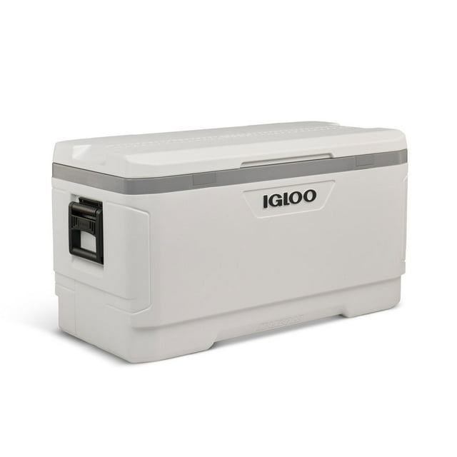 White Igloo cooler box on a white background