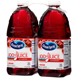 Ocean Spray Cranberry Juice 96 fl. oz 2 Pack Bottles