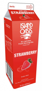 Frozen Island Oasis Strawberry Smoothie Mix 1 Qt