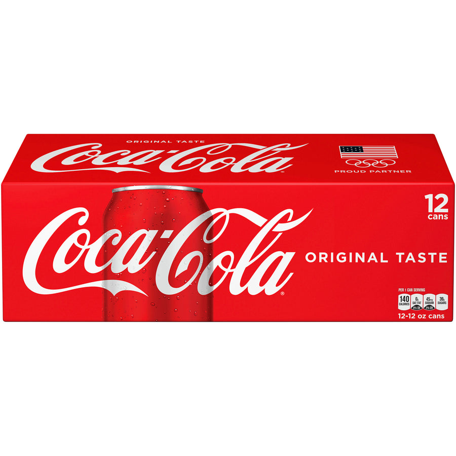 Coca-Cola Soda Soft Drink, 12ct 12 fl. oz Cans