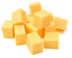Cubed Wisconsin Mild Cheddar Cheese 5 lb Bag