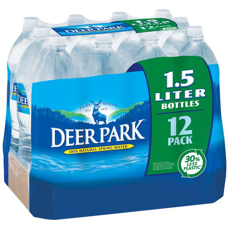 Deer Park Spring Water Case 12ct 1.5L Bottles – Executive Beverage - Mobile  Bartenders & Waiters, Bar Rentals
