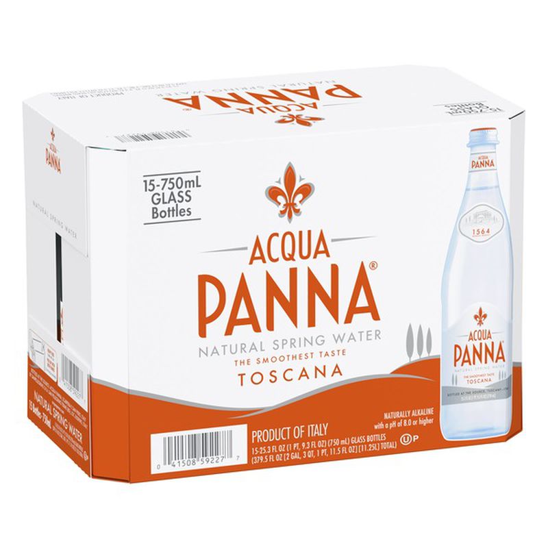 Acqua Panna Italian Natural Spring Water 15ct 25.3 fl. oz Bottles –  Executive Beverage - Mobile Bartenders & Waiters, Bar Rentals