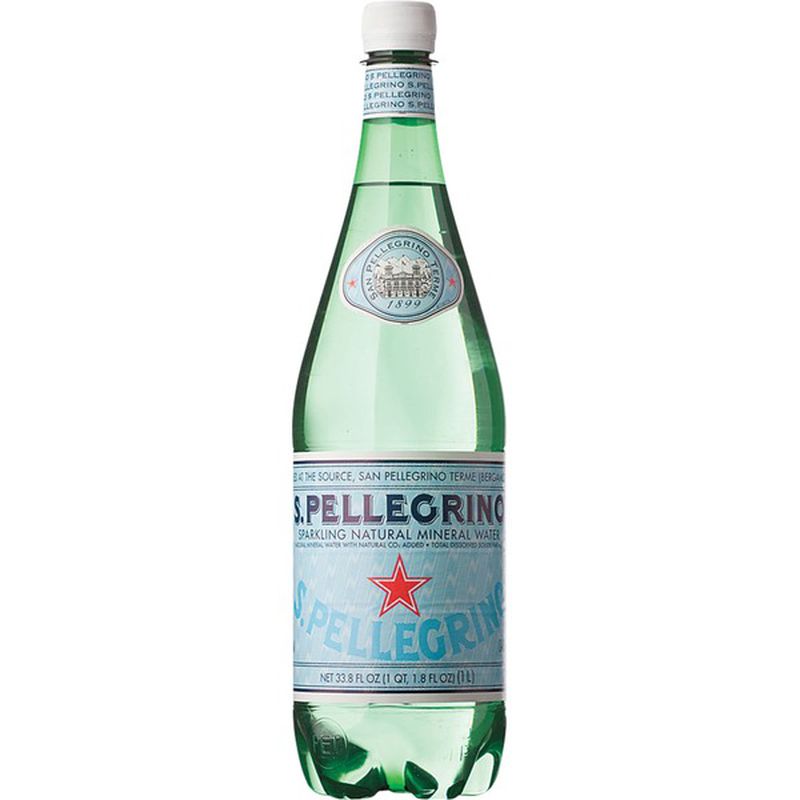 San Pellegrino Italian Natural Sparkling Mineral Water 12ct 1L