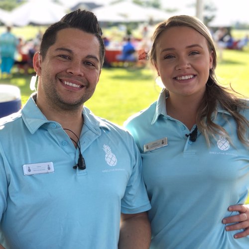 Johnny & Mikayla, professional event bartender at Executive Beverage